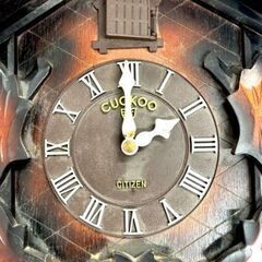 ★ アンティーク鳩時計  シチズン　CITIZEN　CUCKOO　掛け時計　からくり時計　の画像