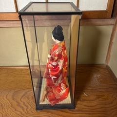琉球人形　ケース付きの画像