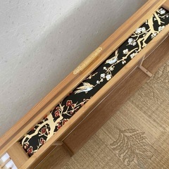 御飾台 梅絵格子付 35号　約100×44×9の画像