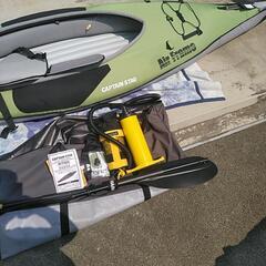 キャプテンスタッグ MC-1427 エアフレームスポーツカヤック グリーンの画像