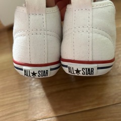 【美品！未使用！⠀】CONVERSE ベビー靴の画像