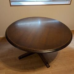 カリモク家具 karimoku COLONIAL(コロニアル) ダイニングテーブル 丸テーブルの画像