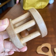 木のおもちゃ　赤ちゃんの画像