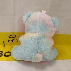 0831-080 くま ぬいぐるみ  キーホルダー レインボーの画像