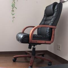 本革ソファ　社長イス　事務イス　デスクチェア　レザーの画像