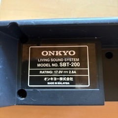 ONKYOスピーカーの画像