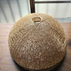 自然素材の
ペンダントライト(新しい電球2つ付き)の画像