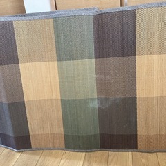 【あげます]ニトリ　竹ラグの画像