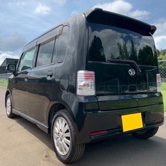 お買い得‼️月々9千円〜分割払い可❗️車検2年付き！【名義変更代込み】車内広い！大人気☆ムーブコンテカスタム☆SDナビ付き☆走行中DVD見れます☆フルオートエアコン☆ドライブレコーダー付きのフル装備☆純正アルミ☆そのまま乗って帰れます‼️の画像