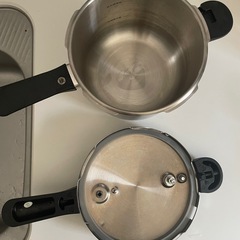 【使用頻度小美品】ステンレス圧力鍋の画像