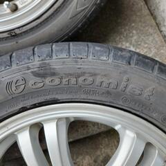軽サイズ！155/65R14 アルミホイール&タイヤセット ホイール美品！の画像