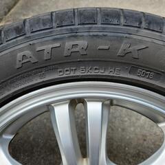 軽サイズ！155/65R14 アルミホイール&タイヤセット ホイール美品！の画像