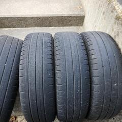 軽サイズ！155/65R14 アルミホイール&タイヤセット ホイール美品！の画像