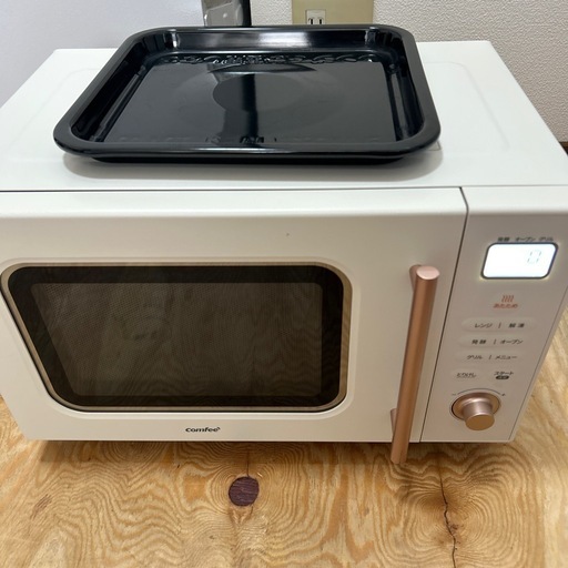 COMFEE' オーブンレンジ 16L CF-EA161-AY2024年製角皿付 (たなか