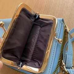 ほっこりモコモカウォレット付きスマホショルダーポーチの画像