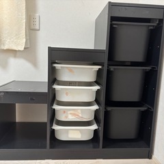 IKEA トロファスト ブラックの画像