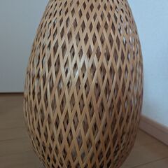 IKEA　照明　BÖJA ベイヤ　テーブルランプ　竹の画像