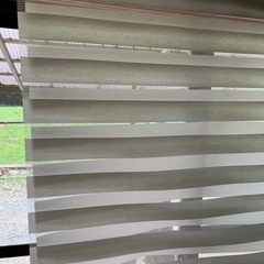 白のブラインドの画像