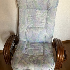 美品　回転籐座椅子　ハイの画像