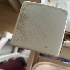 値下げ　ロフトベッドセミダブル　白　木製　階段付きの画像