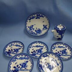 【未使用長期保管/現状品】有田焼《鍋島崋山》　松唐子　器揃　色々セットの画像