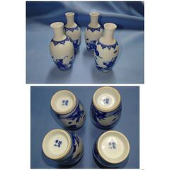 【未使用長期保管/現状品】有田焼《鍋島崋山》　松唐子　器揃　色々セットの画像
