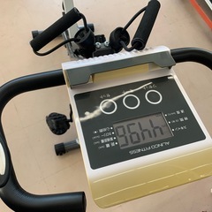 美原店 アルインコ コンフォートバイクⅡ AFB4309WX 背もたれ・エクササイズバンド付き 折りたたみ エアロバイクの画像