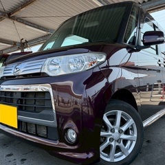 極上車☆月々9千円〜分割可❗️車検2年付き！【名義変更代込み】広い車内！大人気‼️ダイハツ タントカスタム☆HDDナビ付き☆走行中DVD見れます☆純正アルミ☆事故修復歴無し☆電動スライドドア☆ドライブレコーダー☆そのまま乗って帰れます！の画像