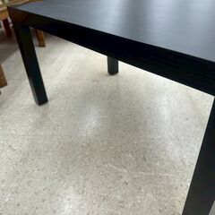 ★リユースのサカイ高崎店★TJ12649 IKEA テーブル 黒 H45.5×D55×W90 クリーニング済みの画像