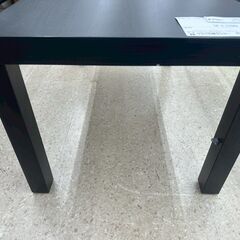 ★リユースのサカイ高崎店★TJ12649 IKEA テーブル 黒 H45.5×D55×W90 クリーニング済みの画像