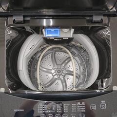 【６ヶ月保証】洗濯機　IRIS OHYAMA　6.0kg　2021年製　ブラック　IAW-T603BLの画像