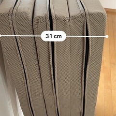 折りたたみマットレスの画像