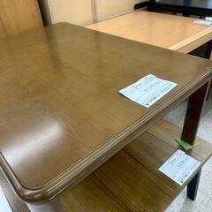 ★リユースのサカイ高崎店★TJ12650  こたつ 茶 H39×D75×W105 クリーニング済みの画像