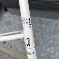 【お届けも可能です】IKEAイケアMULIG ムーリッグ　ハンガーラック ホワイト　幅99x高さ152 cmの画像