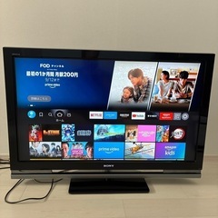 SONY BRAVIA 46インチ　fire tv付きの画像