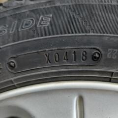 軽サイズ！155/65R13 アルミホイール&タイヤセットの画像