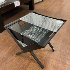 【未使用品！】折りたたみBBQコンロ　No.3829　ニトリ　ブラック　【リサイクルショップどりーむ天保山店】の画像
