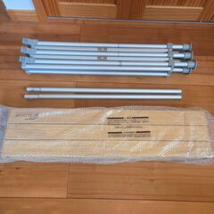 FIELDOOR 木製ロールテーブル 120cm 天然木（ニス加工済）の画像