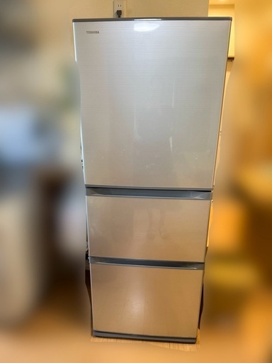 【移住のため出品】TOSHIBA 冷蔵庫 330L（冷蔵246L／冷凍84L）2020年製