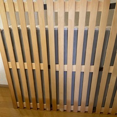 ダブル　ニトリ　すのこマット の画像