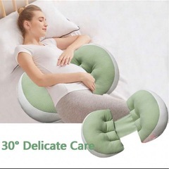マタニティ用品、お服と背中のサポート、お腹抱き枕
の画像