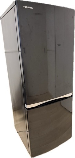 (決定しました)東芝 冷蔵庫 153Ｌ 2ドア ブラック