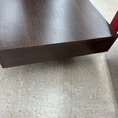 ★リユースのサカイ高崎店★TJ12653  ローテーブル 茶 H28.5×D60×W120 クリーニング済みの画像