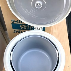 Te106●札幌市内 配達無料●タイガー電子ジャー 保温専用 保温ジャー 1升JHD-1800-HD マイルドグレー ●USED の画像