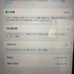 Apple iPad Air 256GB 本体　ほぼ新品です
の画像