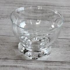 グラタン(カレー)用皿とアイス(デザート)用ガラスカップの画像