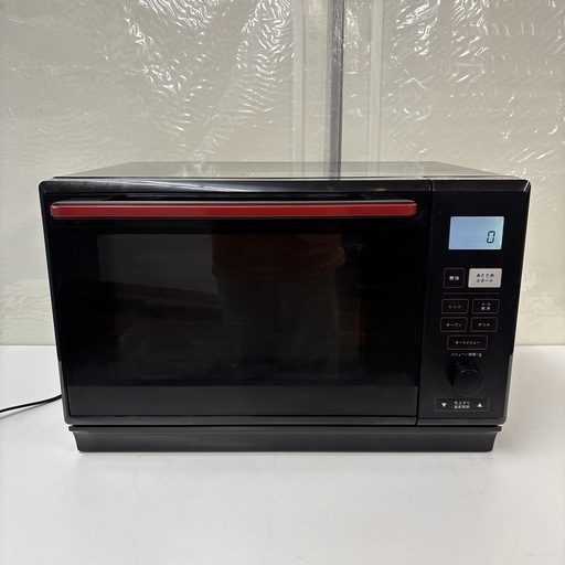 I734 ? 2024年製の美品♪ YAMAZEN 簡易式スチームオーブンレンジ 1000Ｗ ⭐ 動作確認済 ⭐ クリーニング