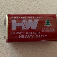 H I-WATT BATTERY 
マンガン電池の画像