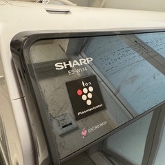 【10月下旬引渡し】【配送料込】SHARP ドラム式洗濯機 ES-W114 SR 右開きの画像