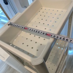 キッチンストッカー26センチ幅、ランドリーストッカー23センチの画像